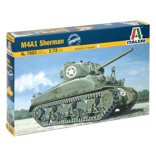 Italeri 1/72 M4A1 Sherman Tank image