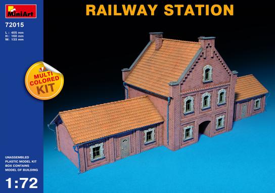 Miniart 1/72 Railway Station image