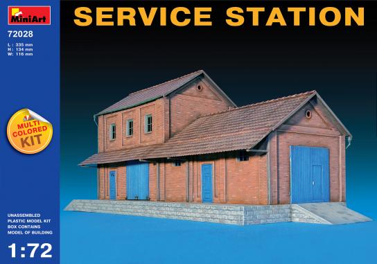 Miniart 1/72 Service Station image