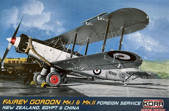 Kora Models 1/72 Fairey Gordon Mk.I & Mk.II incl. NZ609 New Zealand image