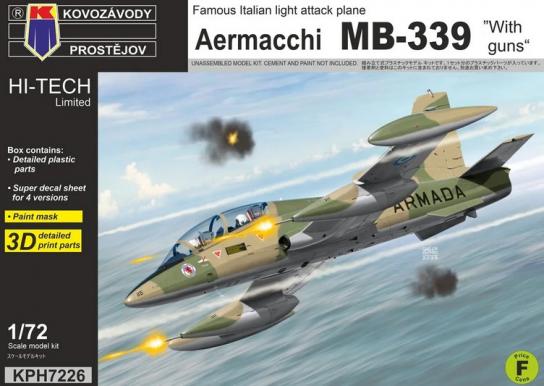 Kovozavody Prostejov 1/72 Aermacchi MB-339 'With Guns' image