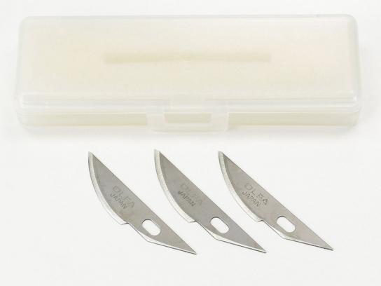 Tamiya Modeler's Knife Pro Curved Blade 3pcs image