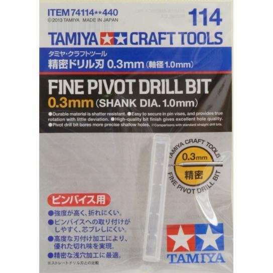 Tamiya Fine Pivot Drill Bit 0.3mm image