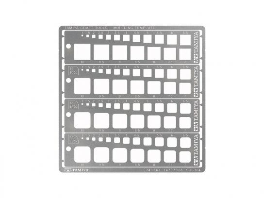 Tamiya Modeling Photo-Etched Template Square image