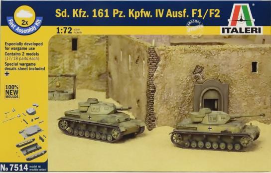 Italeri 1/72 Sd. Kfz 161 Pz.Kpfw. Iv F1/F2 image