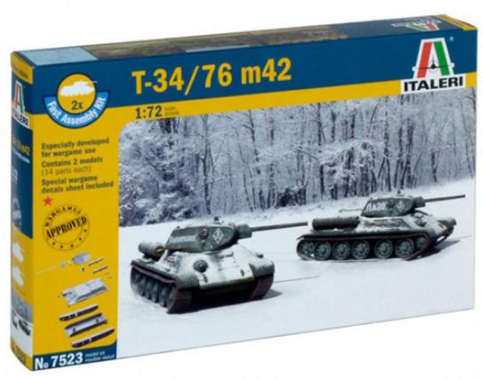 Italeri 1/72 T-34/76 m42 - Fast Assembly image