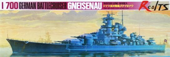Tamiya 1/700 German Battlecruiser Gneisenau image