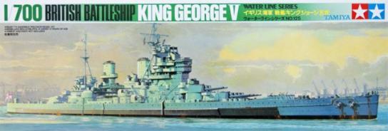 Tamiya 1/700 King George V British Battleship image