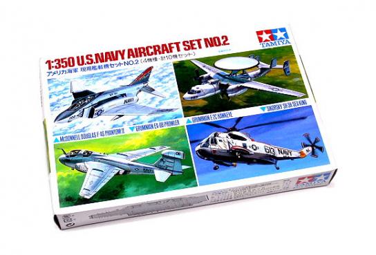 Navy Aircraft #2 1:350 Scale Military Model Kit Tamiya U.S 