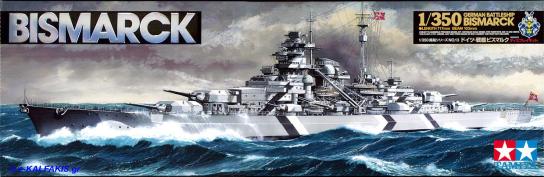 Tamiya 1/350 Bismarck German Battleship image