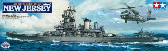 Tamiya 1/350 U.S Battleship BB-62 New Jersey image