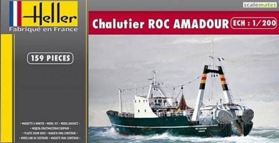 Heller 1/200 Chalutier ROC AMADOUR Fishing Trawler image