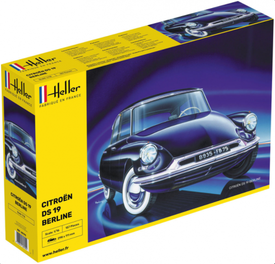 Heller 1/16 Citroen DS 19 Berline image