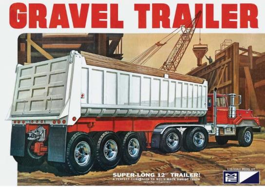 MPC 1/25 3 Axle Gravel Trailer image