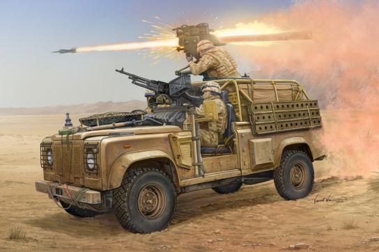 HobbyBoss 1/35 Land Rover WMIK with MILAN ATGM image