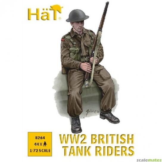 HaT 1/72 WWII British Tank Riders (44 Pcs) image