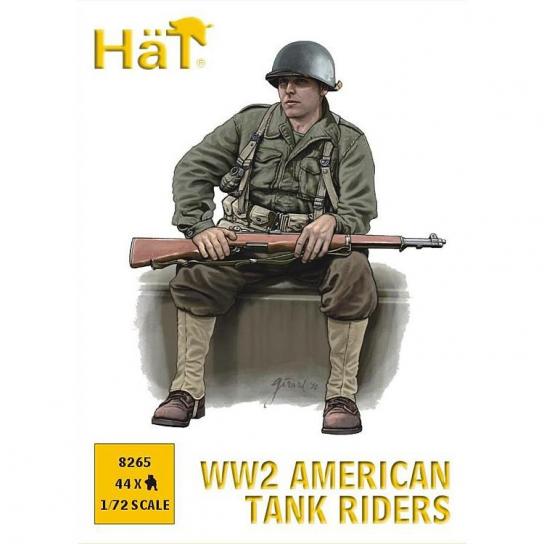 HaT 1/72 WWII American Tank Riders (44 Pcs) image
