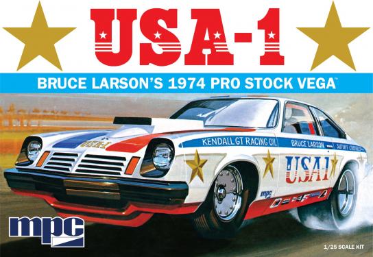 MPC 1/25 1974 Bruce Larson USA-1 Pro Stock Vega image