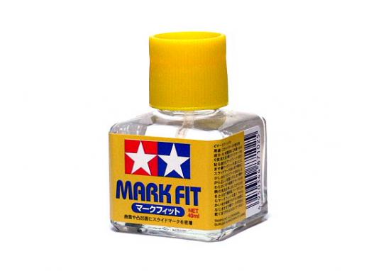 Tamiya Mark Fit Decal Solution 40ml Bottle image