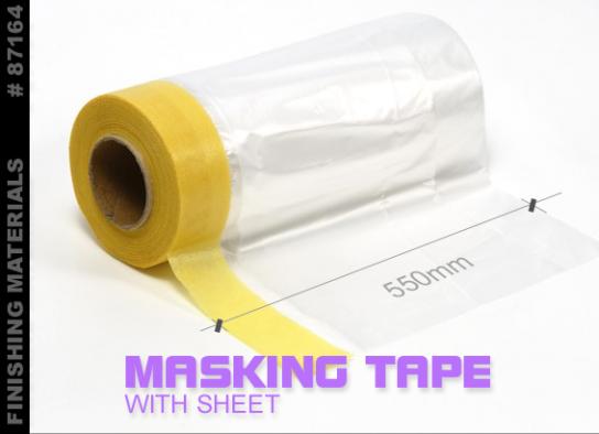 Tamiya Masking Tape with Plastic Sheeting 550mm image