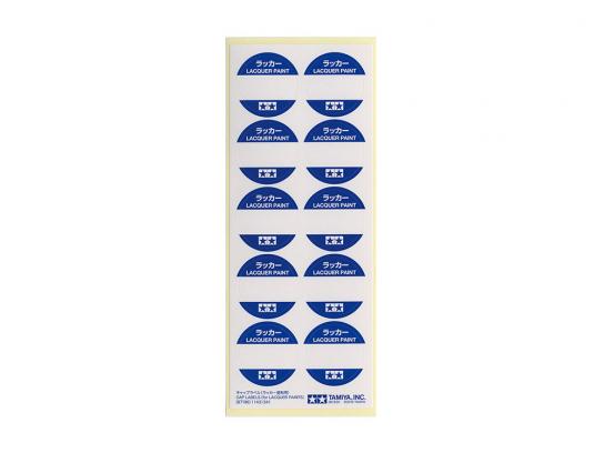 Tamiya Cap Labels for Lacquer Paints image