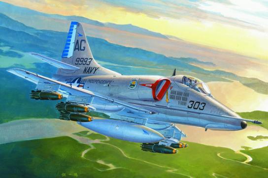 HobbyBoss 1/72 A-4E Sky Hawk image