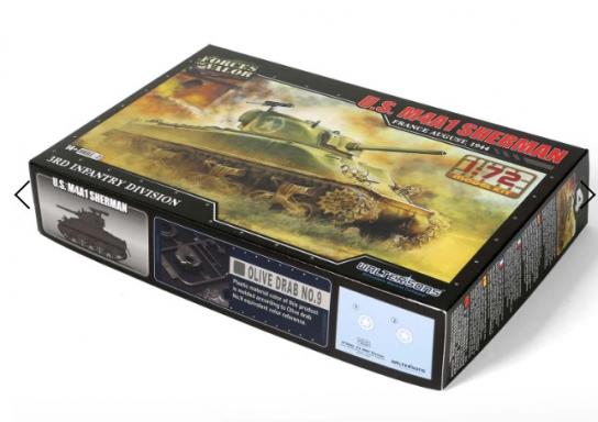 Forces of Valor 1/72 Sherman Tank 'France August 1944' image