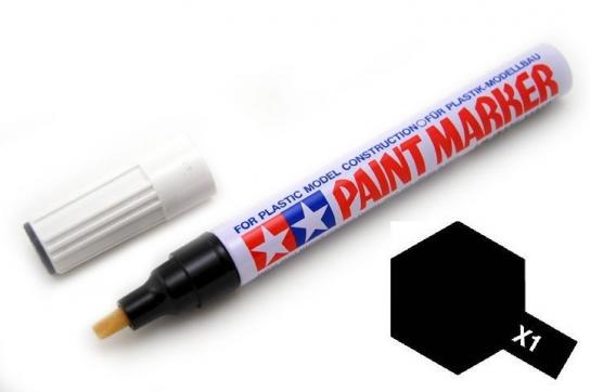 Tamiya X1 Gloss Black Enamel Paint Marker image