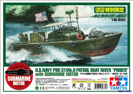 Tamiya 1/35 US Navy PBR 31 MkII Patrol Boat River "Pibber" w/Motor image