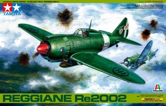 Tamiya 1/48 Reggiane Re2002 with Airfield Accessories image