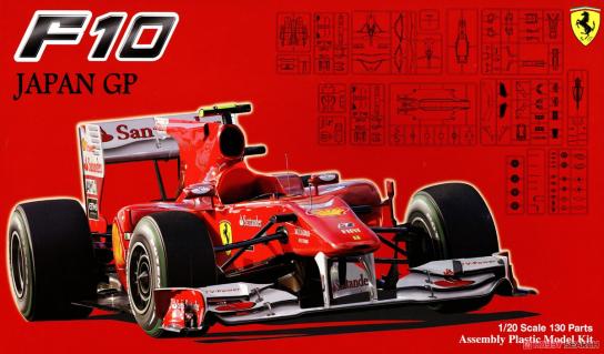 Fujimi 1/20 Ferrari F10 F1 2010 Japanese GP Fernando Alonso image