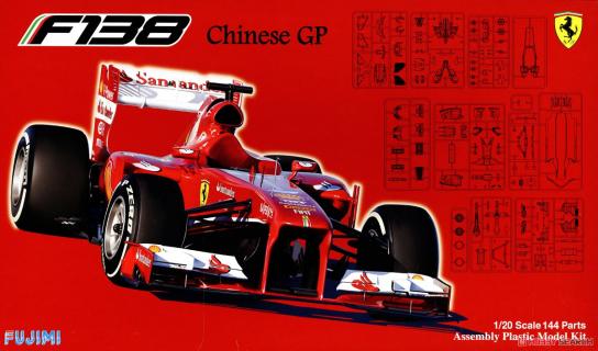 Fujimi 1/20 Ferrari F138 F1 Chinese GP 2013 Fernando Alonso Winner image