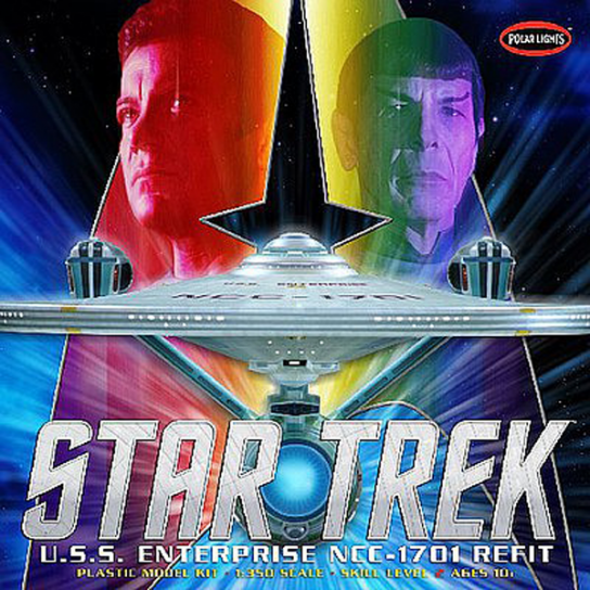 Polar Lights 1/350 Star Trek U.S.S Enterprise Refit image