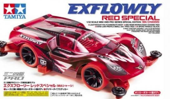 Tamiya Mini 4WD Exflowly Red - Limited Edition image