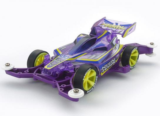 Tamiya Mini 4WD Keen Hawk Jr - Clear Purple Special image