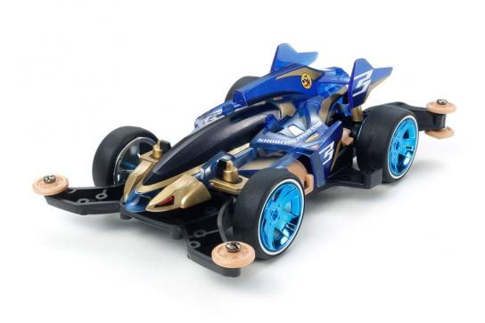 Tamiya Mini 4WD Shooting Proud Star Ma Chassis Clear Blue image