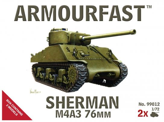 Armourfast 1/72 Sherman M4A3 76mm image