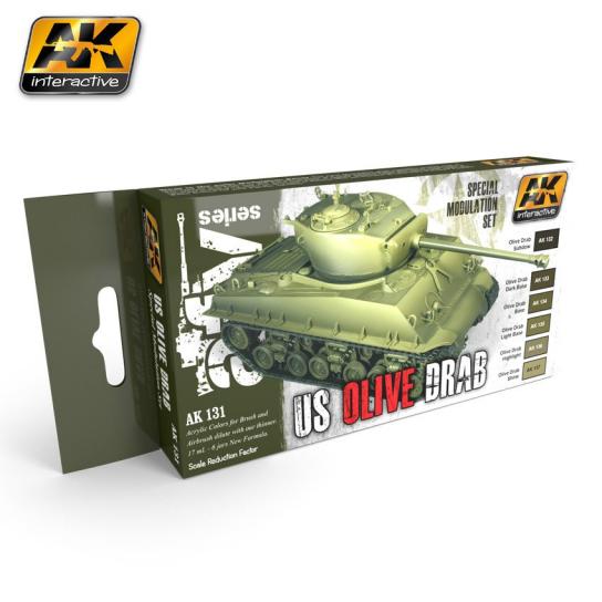 AK Interactive Olive Drab Colour Set image