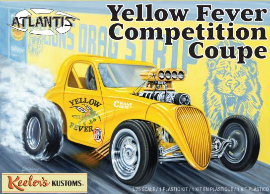 Atlantis 1/25 Keeler's Kustoms Yellow Fever Competition Coupe image