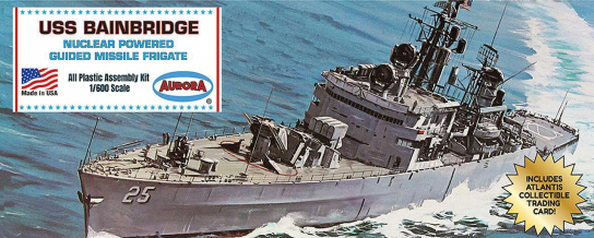 Atlantis 1/600 USS Bainbridge Guided Missile Frigate image