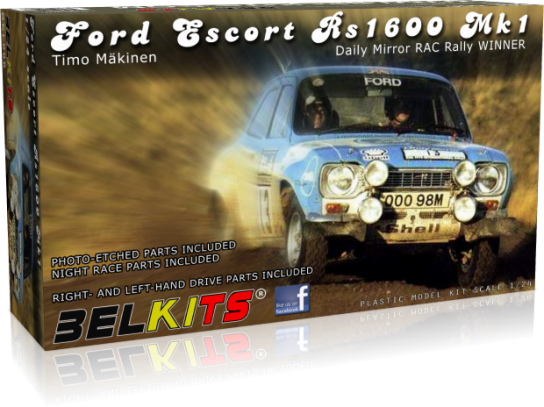 Belkits 1/24 Ford Escort RS1600 Mk1 Makin image