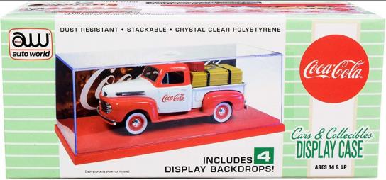AMT 1/43 Acrylic Display Case (Interchangeable Inserts) Coca Cola image