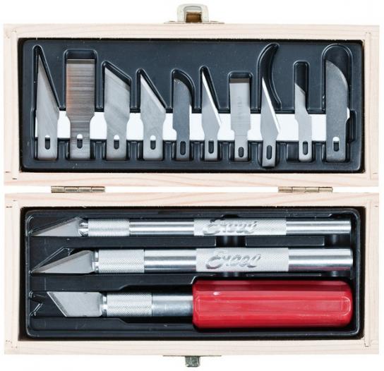 Excel Hobby Knife Set (3x Knifes, 10x Blades) image