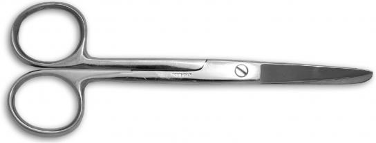 Excel 5 1/2" Stainless Steel Curved Scissors image