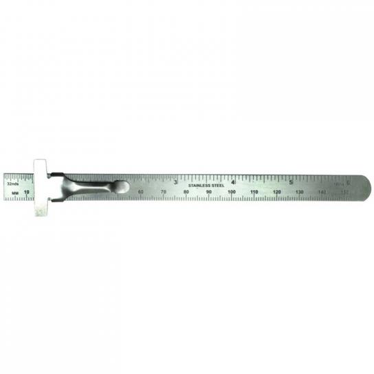 Excel Ruler 6" Stainless Steel image