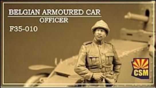 CSM 1/35 Belgian Armoured Car Officer image