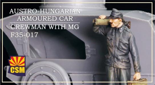 CSM 1/35 Austro Hungarian Armoured Car Crewman with MG image