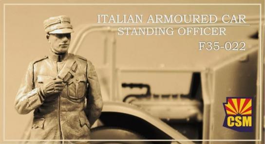 CSM 1/35 Italian Armoured Car Standing Officer image