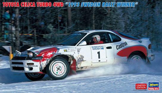 Hasegawa 1/24 Toyota Celica Turbo 4WD "1993 Swedish Winner" image