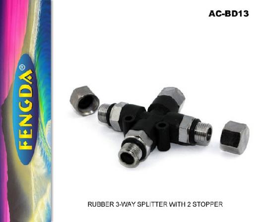 Fengda Rubber 4-Way Splitter for Airbrush Air Hose image